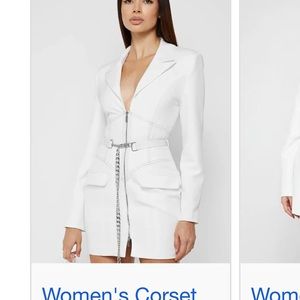 COPY - Brand new maniere de voir blazer corset dress size 0